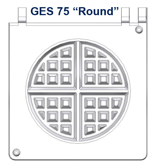 GES75 Round Waffle maker